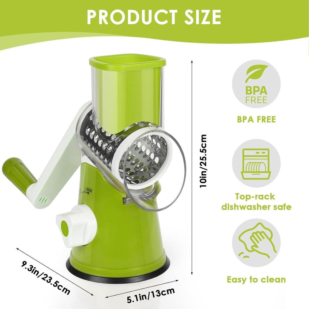 Multi functional Vegetable cutter with 3 Blades